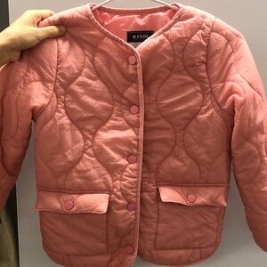 Pink Quilted Kids Jacket